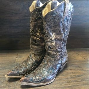 Womens CORRAL Cowboy Boot EXOTIC Lizard Leather